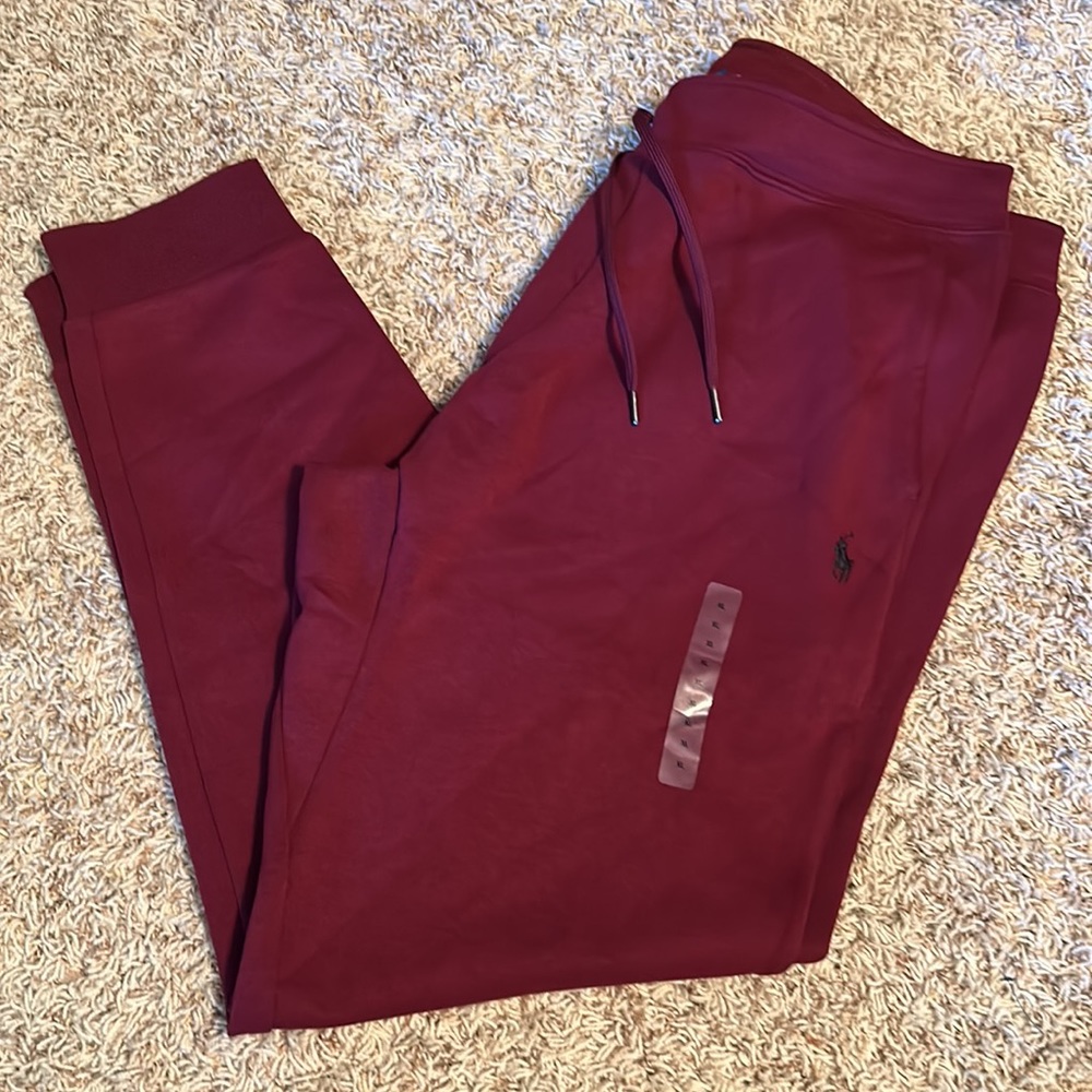 Polo by Ralph Lauren Burgundy Sweatpants
